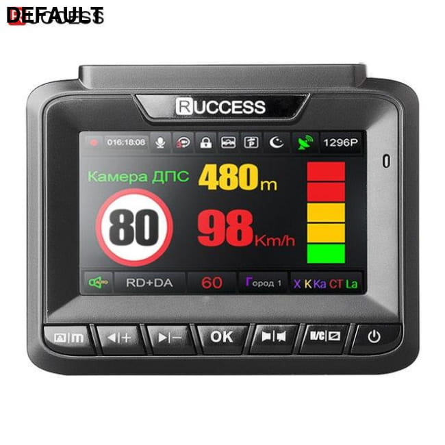 Ruccess Radar Detector GPS 3 in 1 Car DVR FHD 1296P 1080P China / Without Rear Camera Detectors Electronics
