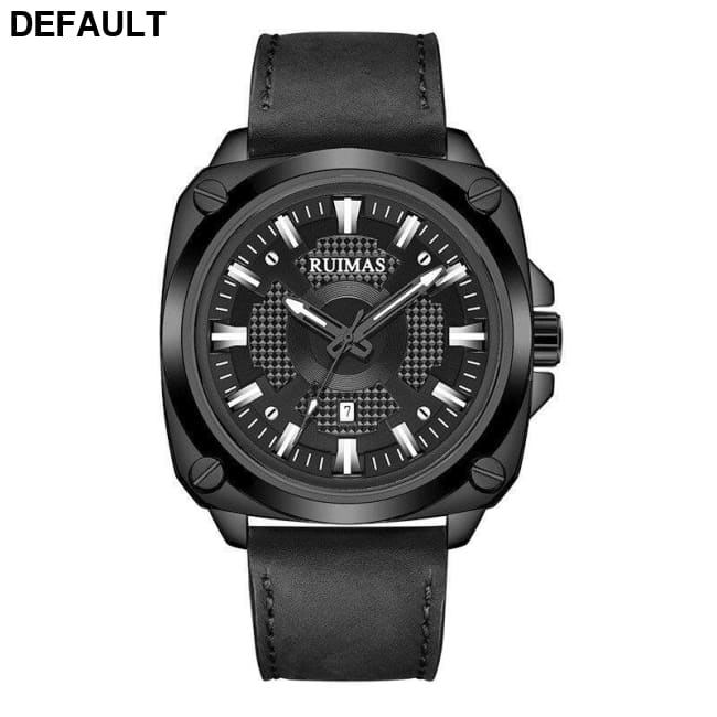 RUIMAS Men’s Quartz Watch - Leather Strap BK-OPP BAG Men Watches - Best Selling Products