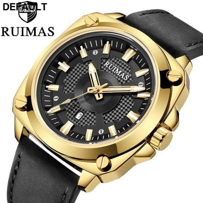 RUIMAS Men’s Quartz Watch - Leather Strap Men Watches - Best Selling Products