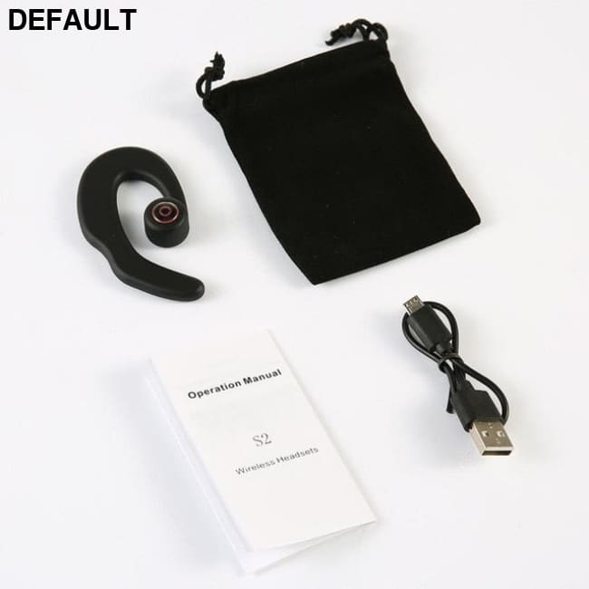 S2 Bluetooth Headphone Wireless Headset Bone Conduction Hook Earphone Sports earpiece With Mic for phone Music Single