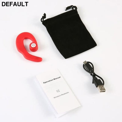 S2 Bluetooth Headphone Wireless Headset Bone Conduction Hook Earphone Sports earpiece With Mic for phone Music Single