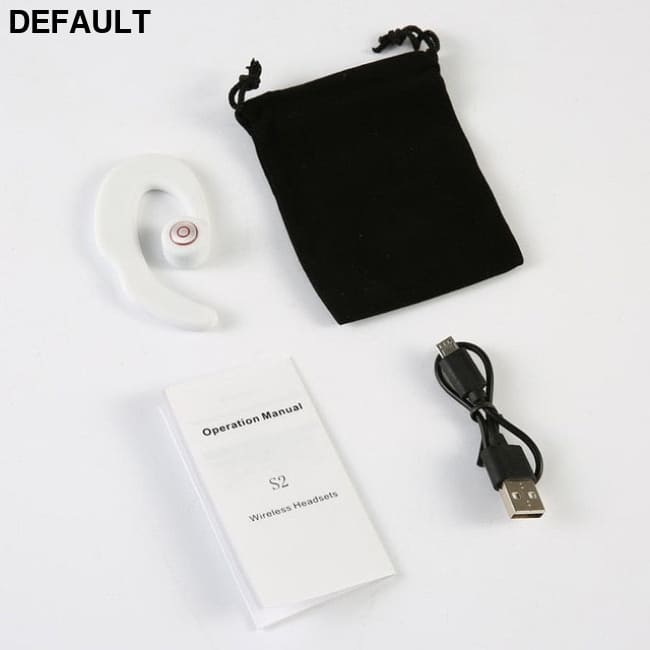 S2 Bluetooth Headphone Wireless Headset Bone Conduction Hook Earphone Sports earpiece With Mic for phone Music Single