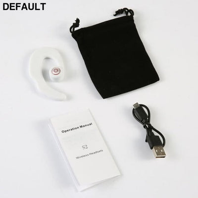 S2 Bluetooth Headphone Wireless Headset Bone Conduction Hook Earphone Sports earpiece With Mic for phone Music Single