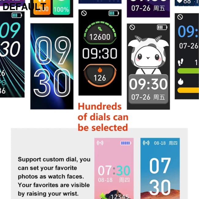 S5 Fitness Tracker Smart Watch Sports Bracelet blood pressure fitness heart rate meter step temperature waterproof