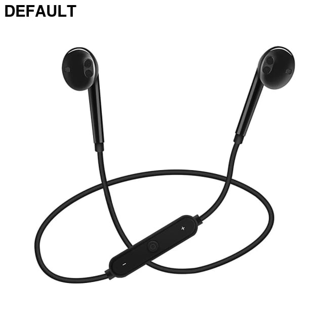 S6 Wireless Bluetooth Headset Sports Headphones 3D Stereo black