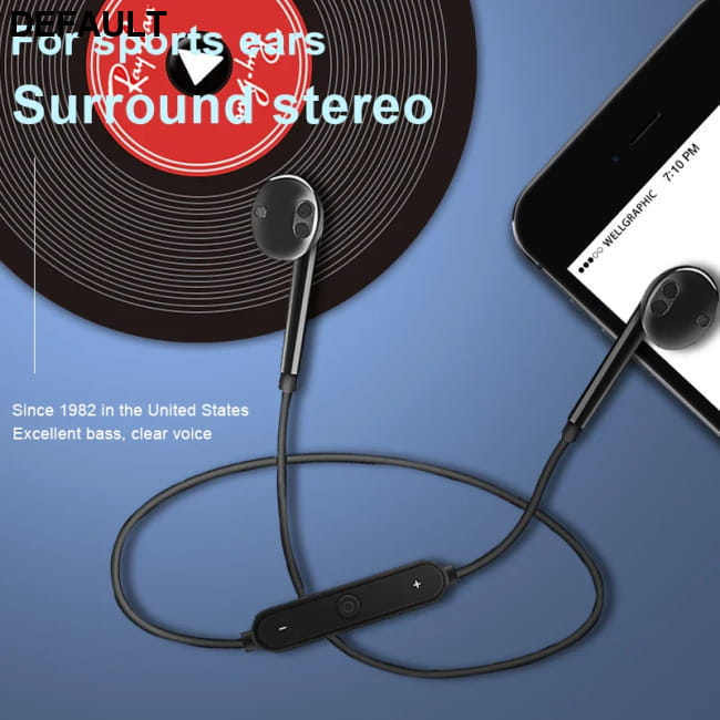 S6 Wireless Bluetooth Headset Sports Headphones 3D Stereo