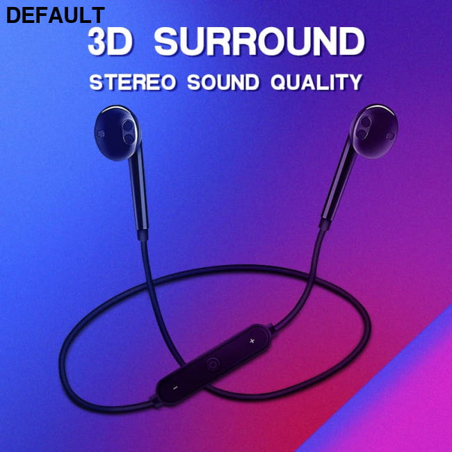 S6 Wireless Bluetooth Headset Sports Headphones 3D Stereo