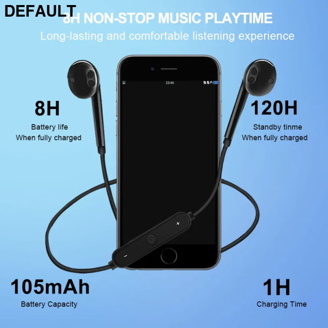 S6 Wireless Bluetooth Headset Sports Headphones 3D Stereo