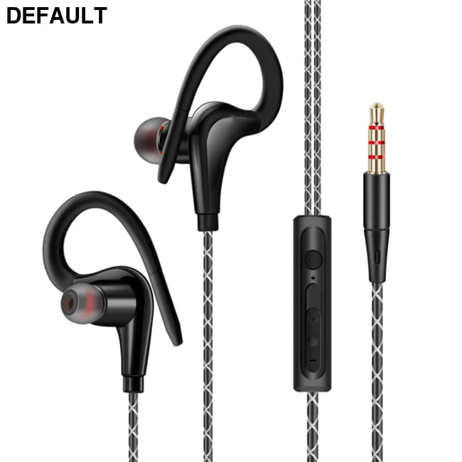 S760 Wired In-ear Waterproof Earphones Ear Hook Earbuds Green Headsets