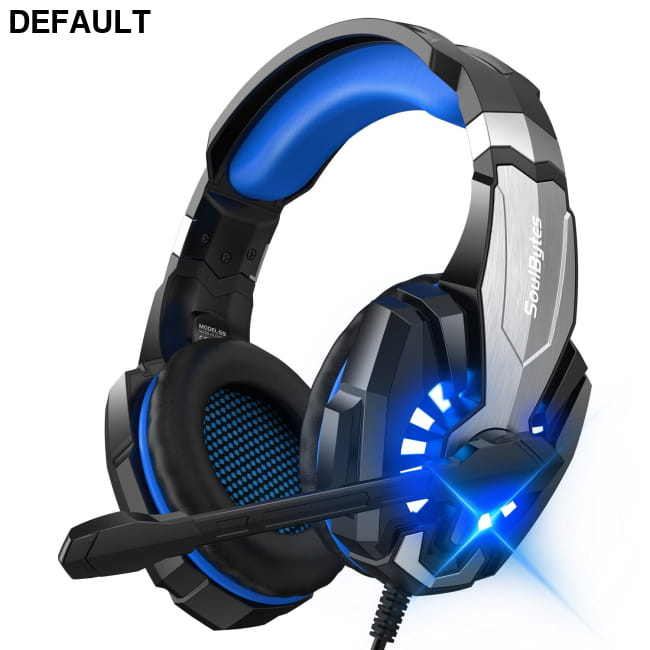 S9 Head mounted Esports Gaming Earphones Wired Luminous Black Blue Headphones In-Ear