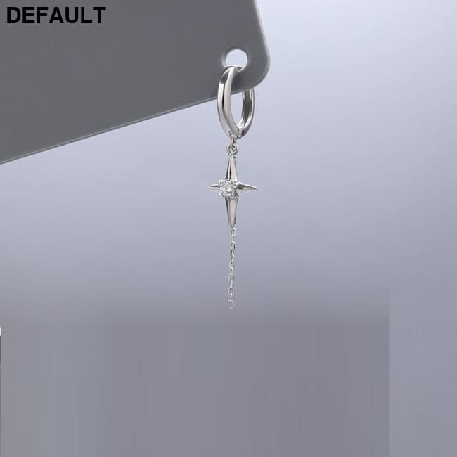 S925 Silver Advanced Sense Trend Individuality Men’s Ruffian Handsome Small Crowd Design Earrings X089B Men