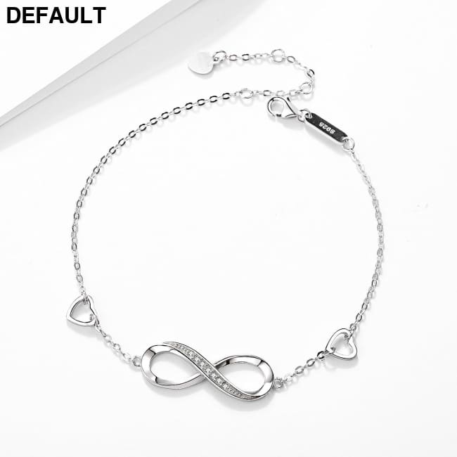 S925 Sterling Silver 8 Character Bracelet Fashion Jewelry Letter for Women 925 Bracelets