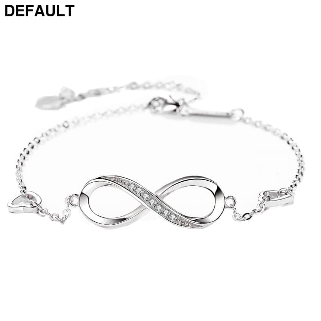 S925 Sterling Silver 8 Character Bracelet Fashion Jewelry Letter for Women 925 Bracelets