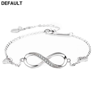 S925 Sterling Silver 8 Character Bracelet Fashion Jewelry Letter for Women 925 Bracelets