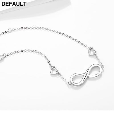 S925 Sterling Silver 8 Character Bracelet Fashion Jewelry Letter for Women 925 Bracelets