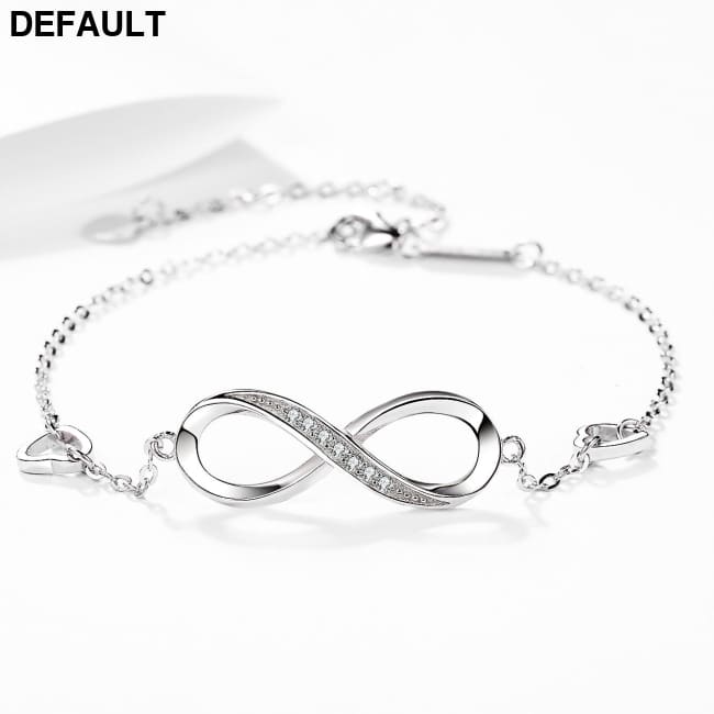S925 Sterling Silver 8 Character Bracelet Fashion Jewelry Letter for Women 925 Bracelets