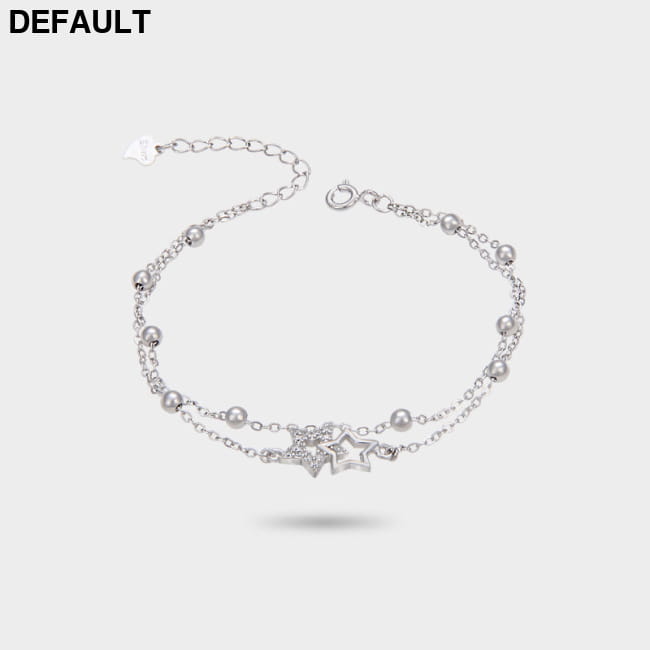 S925 Sterling Silver Bracelet Female Five-Pointed Star Bracelets Best Selling Products