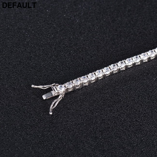 S925 sterling silver electroplated zircon tennis bracelet Bracelets