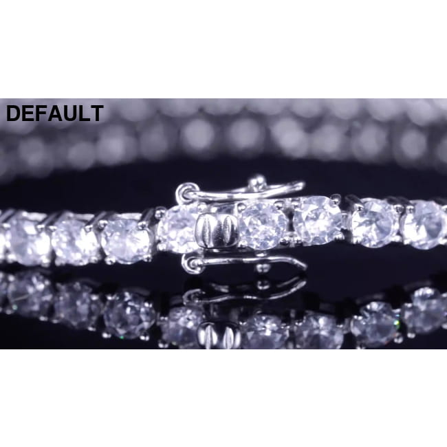 S925 sterling silver electroplated zircon tennis bracelet Bracelets