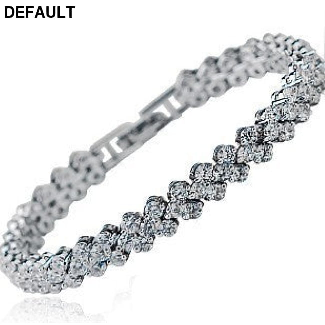 S925 Sterling Silver Shiny Diamante Bracelet default Women Bracelets Best Selling Products