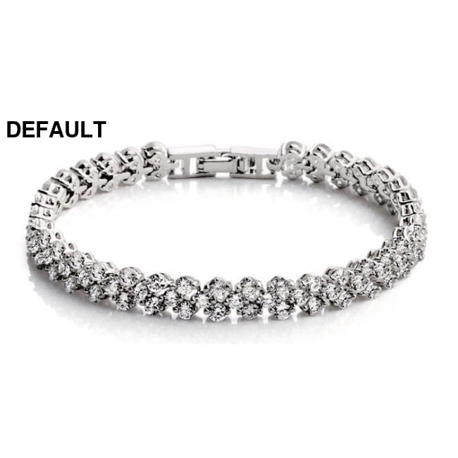 S925 Sterling Silver Shiny Diamante Bracelet default Women Bracelets Best Selling Products