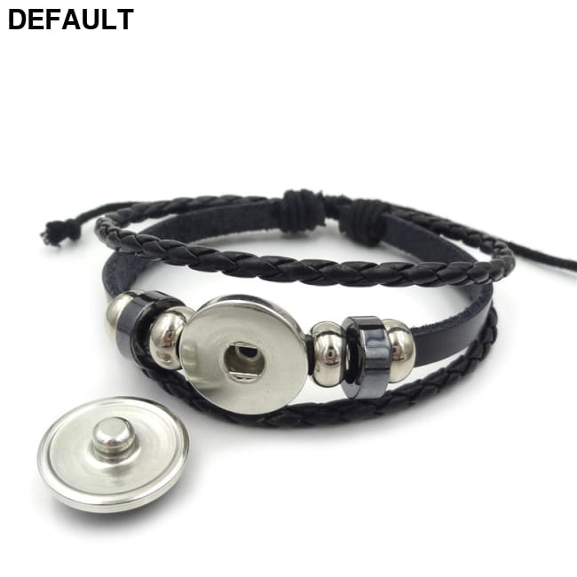 Sacred Geometry Sri Yantra Glass Buckle Charm Bracelets & default Women
