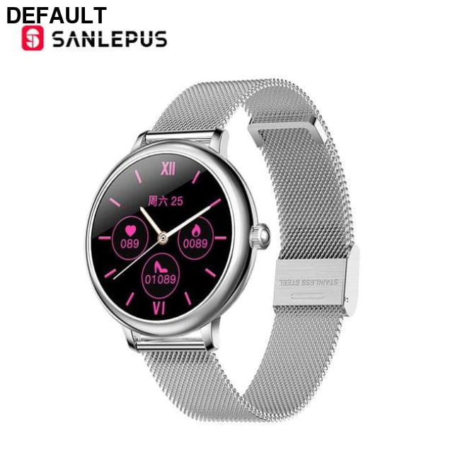 SANLEPUS Stainless Steel Smart Watch for Sterling Silver Rings Silver-Steel Strap / China Watches