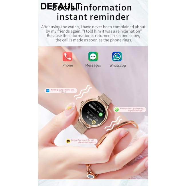 SANLEPUS Stainless Steel Smart Watch for Sterling Silver Rings Watches