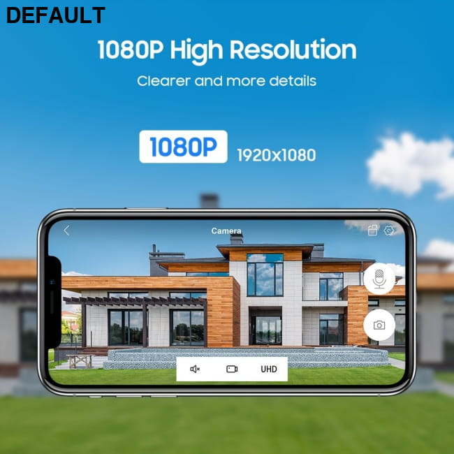 Security Cameras Outdoor - 1080P Color Night Vision White Home - & Garden