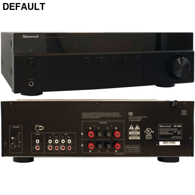 Sherwood RX-4508 200-Watt AM/FM Stereo Receiver with Bluetooth Home Audio Decor