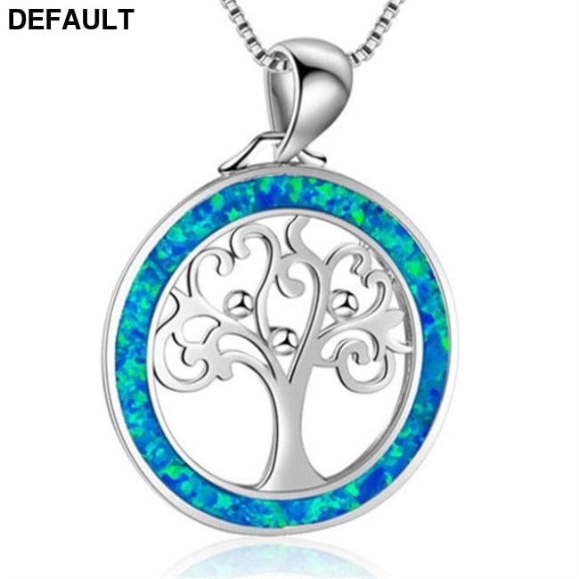 Silver Filled Blue Sea Turtle Pendant Necklace for Women A053 / 50cm Sterling Necklaces