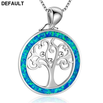 Silver Filled Blue Sea Turtle Pendant Necklace for Women A053 / 50cm Sterling Necklaces