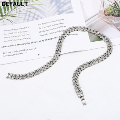 Simple Men’s Hip Hop Cuban Necklace Men Necklaces Sterling Silver