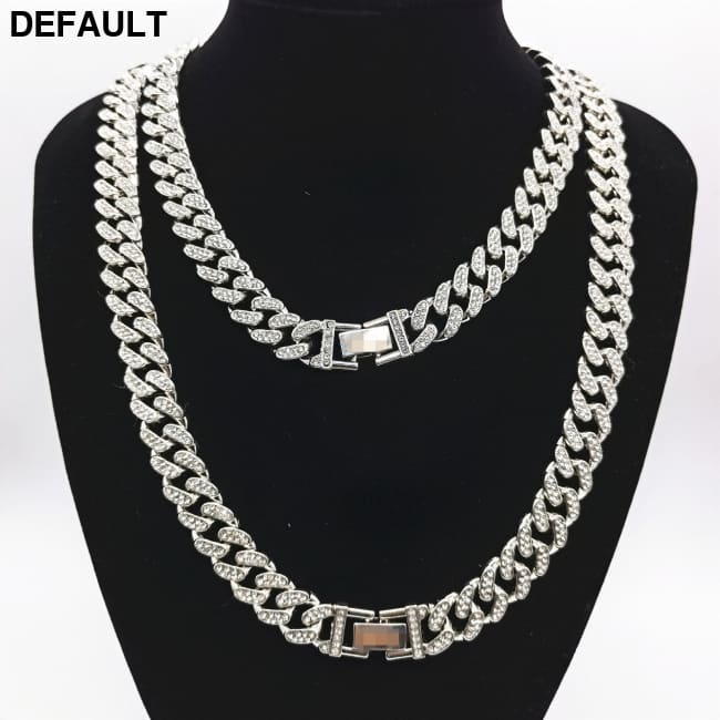 Simple Men’s Hip Hop Cuban Necklace Men Necklaces Sterling Silver