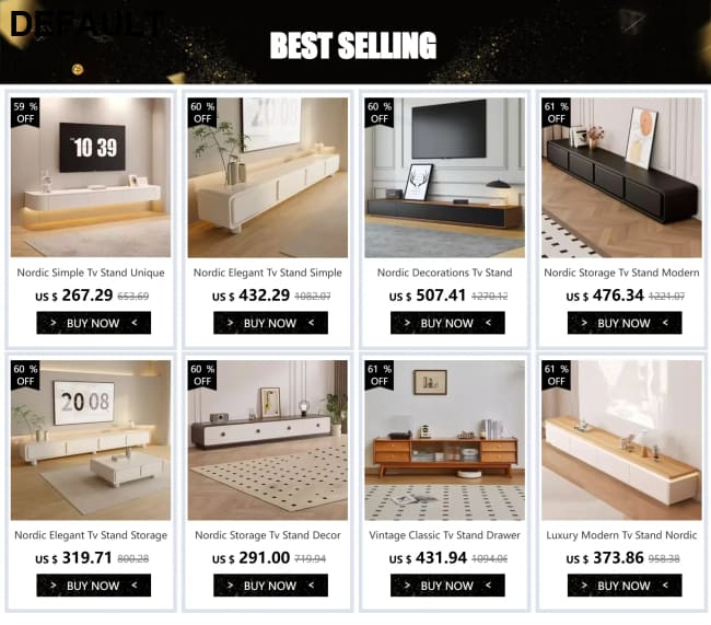 Simple Storage Tv Stand Retro Glamour Modern Display Minimalist Design Unique Mueble Para El Hogar Home Furniture TV