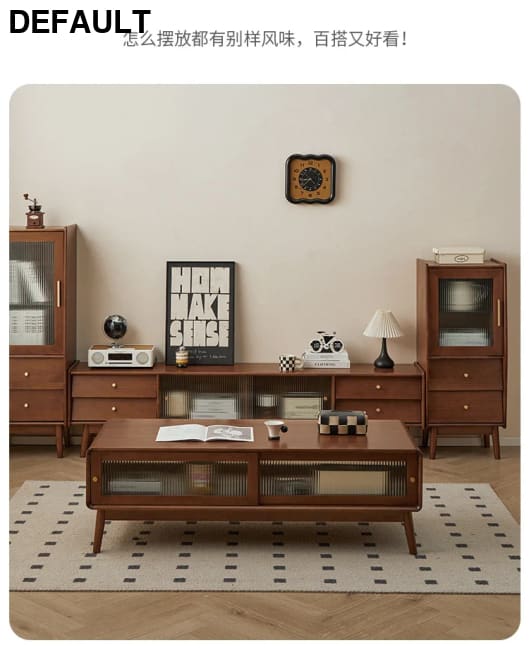 Simple Trendy Tv Stand Mid Century Metal Handles Retro Luxury With Drawers Classic Mobiletto Porta Room Furniture Home