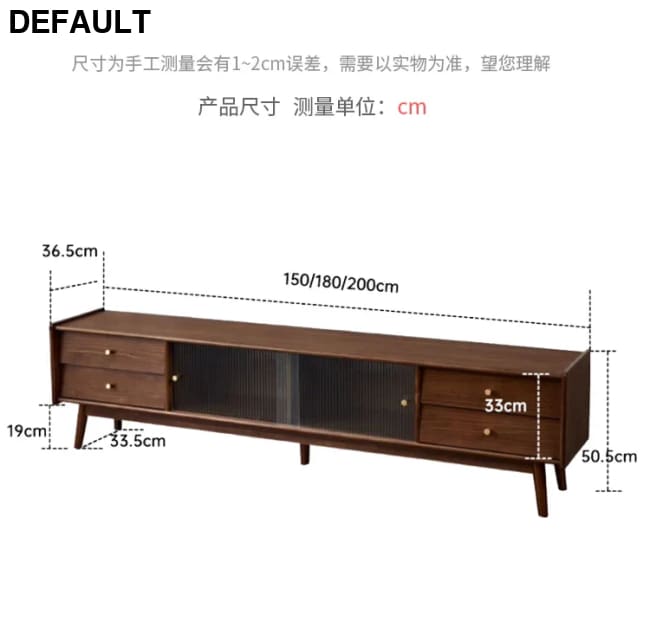 Simple Trendy Tv Stand Mid Century Metal Handles Retro Luxury With Drawers Classic Mobiletto Porta Room Furniture Home