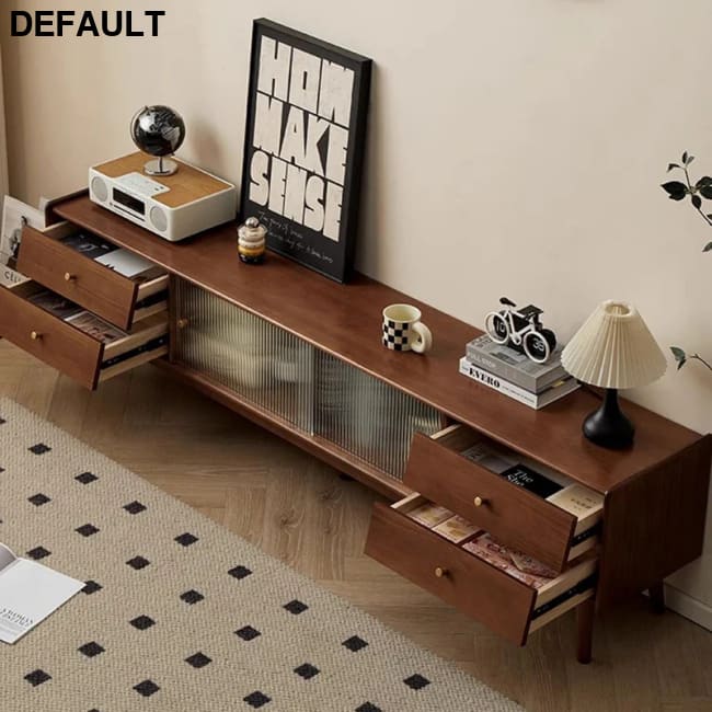 Simple Trendy Tv Stand Mid Century Metal Handles Retro Luxury With Drawers Classic Mobiletto Porta Room Furniture Home