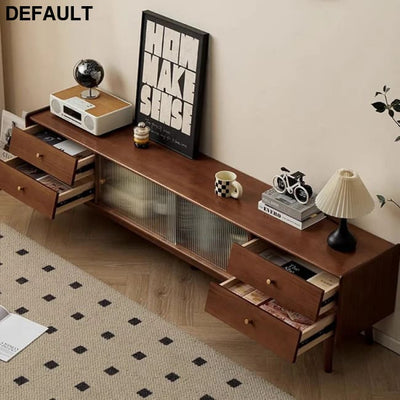 Simple Trendy Tv Stand Mid Century Metal Handles Retro Luxury With Drawers Classic Mobiletto Porta Room Furniture Home
