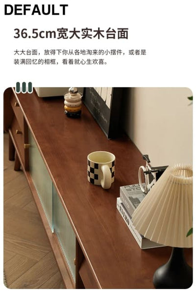 Simple Trendy Tv Stand Mid Century Metal Handles Retro Luxury With Drawers Classic Mobiletto Porta Room Furniture Home