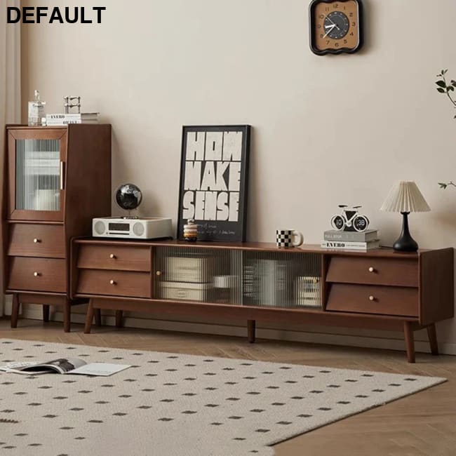 Simple Trendy Tv Stand Mid Century Metal Handles Retro Luxury With Drawers Classic Mobiletto Porta Room Furniture Home
