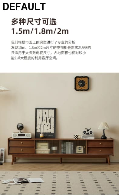 Simple Trendy Tv Stand Mid Century Metal Handles Retro Luxury With Drawers Classic Mobiletto Porta Room Furniture Home