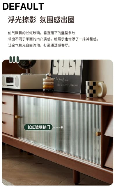 Simple Trendy Tv Stand Mid Century Metal Handles Retro Luxury With Drawers Classic Mobiletto Porta Room Furniture Home