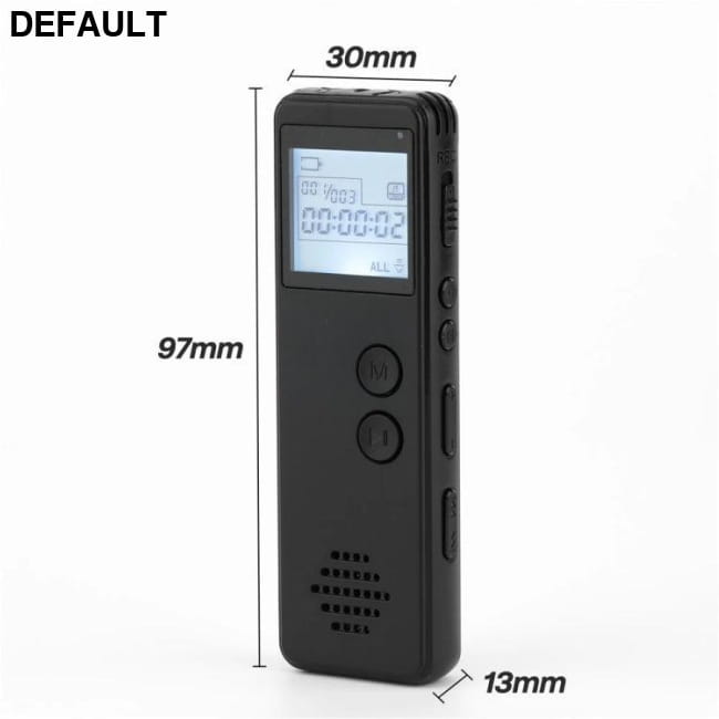 SK-299 Large-Capacity Memory MP3 Voice Recorder Player / Black Digital Recorders