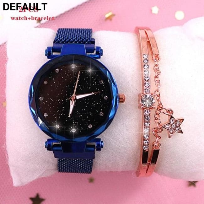 Sky Women’s Watch Blue 2PCS Women Watches