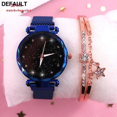Sky Women’s Watch Blue 2PCS Women Watches