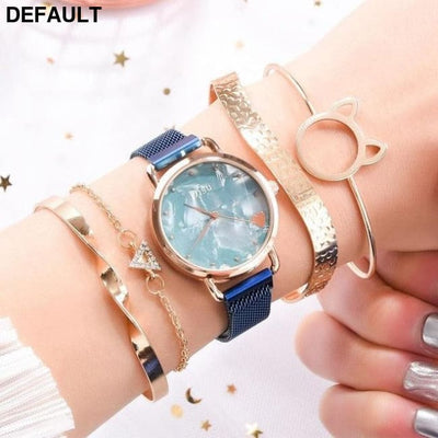 Sky Women’s Watch Blue 5PCS Women Watches