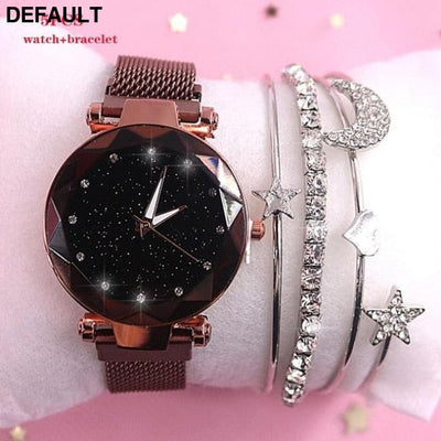 Sky Women’s Watch Brown 5PCS Women Watches