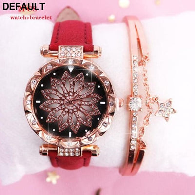 Sky Women’s Watch Red 2PCS 2 Women Watches