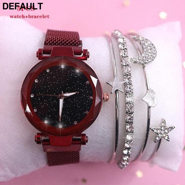 Sky Women’s Watch Red 5PCS 2 Women Watches